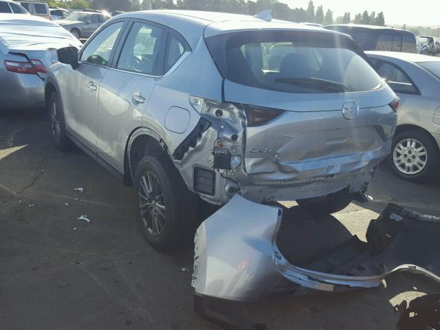 JM3KFABM7J0340977 - 2018 MAZDA CX-5 SPORT SILVER photo 3