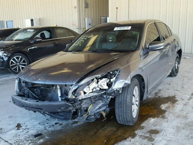 JHMCP26349C014287 - 2009 HONDA ACCORD LX GRAY photo 2