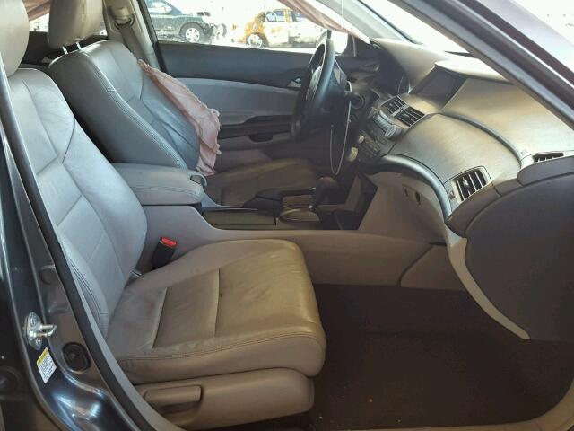 JHMCP26349C014287 - 2009 HONDA ACCORD LX GRAY photo 5