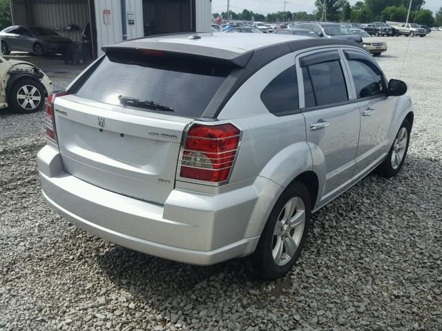 1B3CB4HA3AD663120 - 2010 DODGE CALIBER SX SILVER photo 4