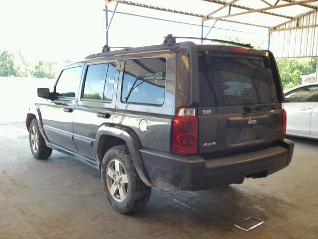 1J8HG48K06C363037 - 2006 JEEP COMMANDER GRAY photo 3