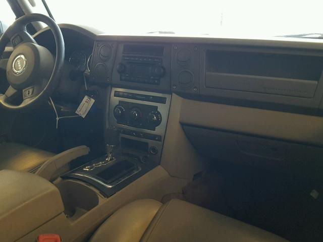 1J8HG48K06C363037 - 2006 JEEP COMMANDER GRAY photo 9