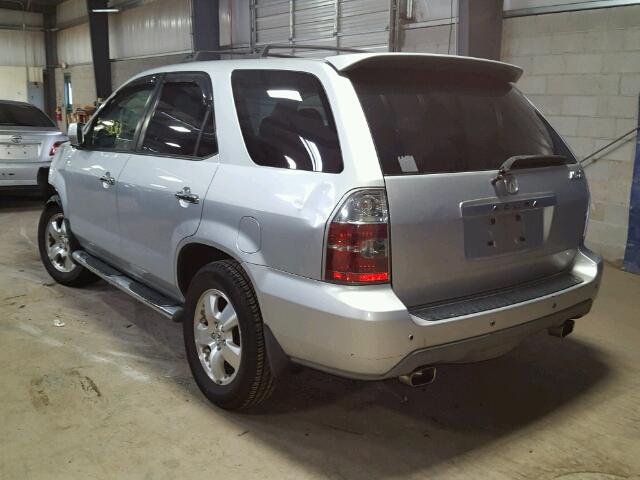 2HNYD18256H518509 - 2006 ACURA MDX SILVER photo 3