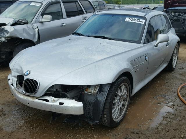 WBACK73421LJ15341 - 2001 BMW Z3 3.0 SILVER photo 2