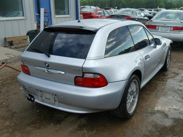 WBACK73421LJ15341 - 2001 BMW Z3 3.0 SILVER photo 4