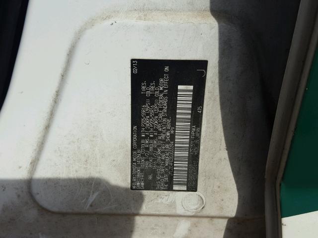 JTLZE4FE2DJ033394 - 2013 TOYOTA SCION XB Weiß Foto 10