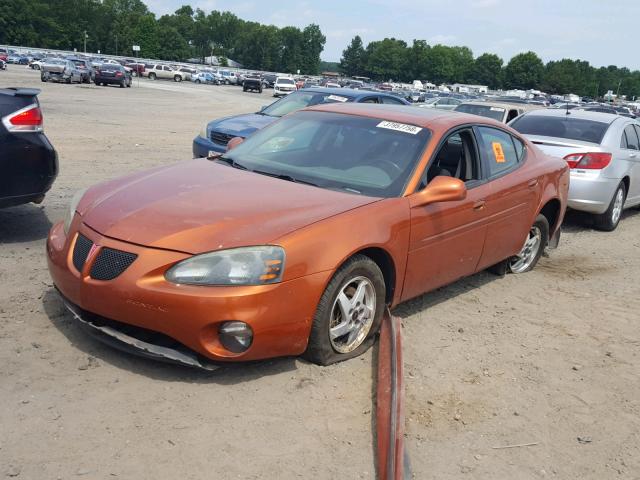 2G2WS522X41155167 - 2004 PONTIAC GRAND PRIX ORANGE photo 2