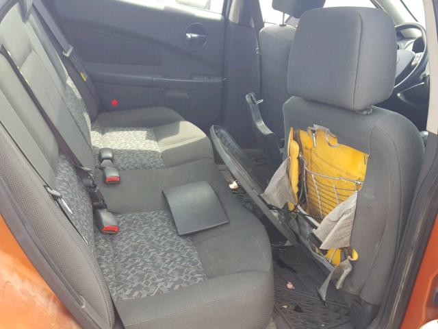 2G2WS522X41155167 - 2004 PONTIAC GRAND PRIX ORANGE photo 6