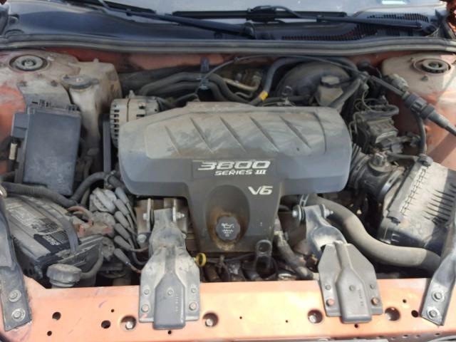 2G2WS522X41155167 - 2004 PONTIAC GRAND PRIX ORANGE photo 7