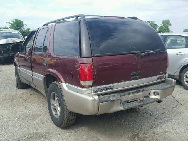 1GKDT13W6Y2274807 - 2000 GMC JIMMY / EN RED photo 3