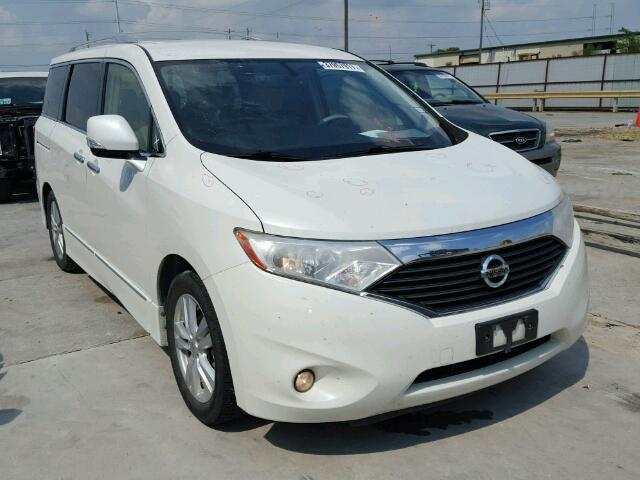 JN8AE2KP7C9044948 - 2012 NISSAN QUEST S WHITE photo 1