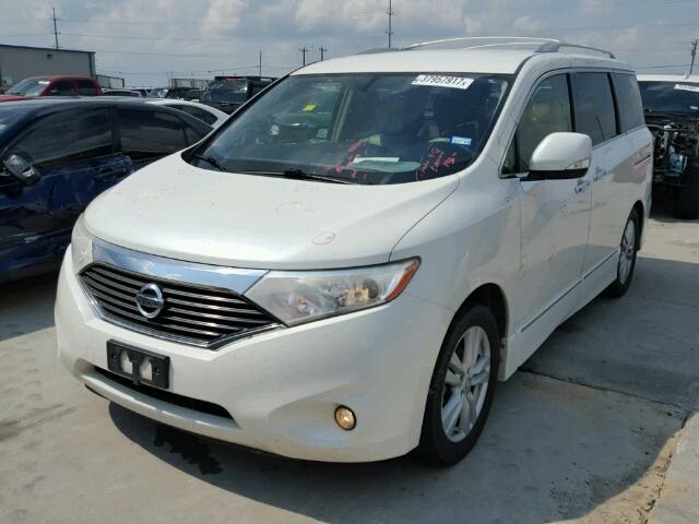 JN8AE2KP7C9044948 - 2012 NISSAN QUEST S WHITE photo 2