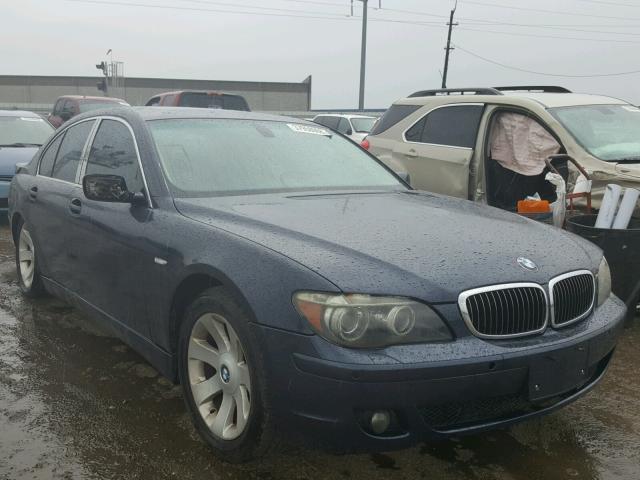 WBAHL83587DT08629 - 2007 BMW 750I BLUE photo 1