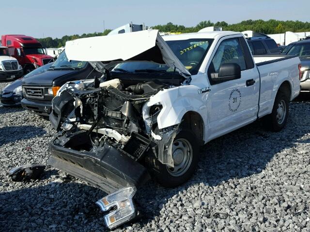 1FTMF1C81HFB77608 - 2017 FORD F150 WHITE photo 2