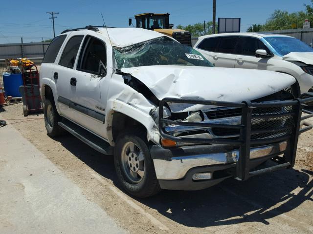 1GNEC13Z63R268927 - 2003 CHEVROLET TAHOE C150 WHITE photo 1