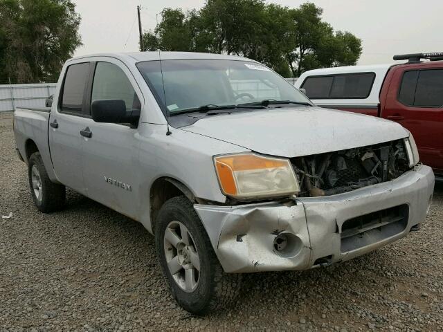 1N6AA07C19N301858 - 2009 NISSAN TITAN XE SILVER photo 1