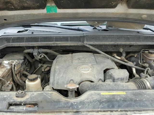 1N6AA07C19N301858 - 2009 NISSAN TITAN XE SILVER photo 7