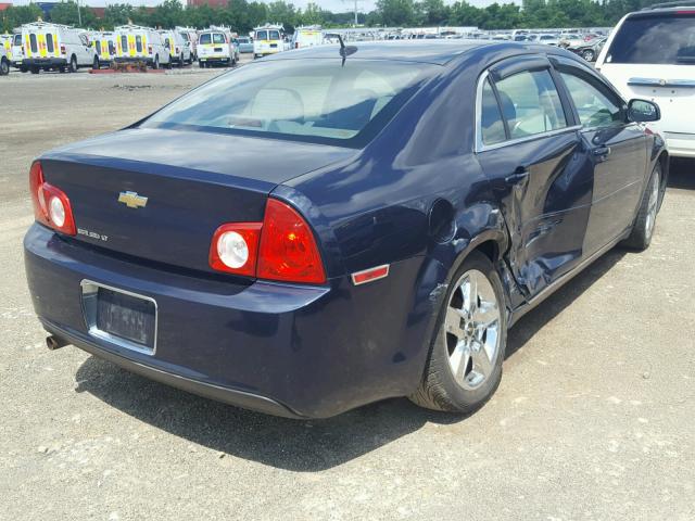 1G1ZC5EB7A4120967 - 2010 CHEVROLET MALIBU 1LT 蓝色 照片 4