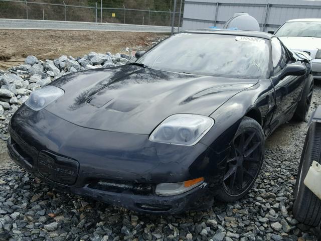 1G1YY22G0X5126981 - 1999 CHEVROLET CORVETTE BLACK photo 2