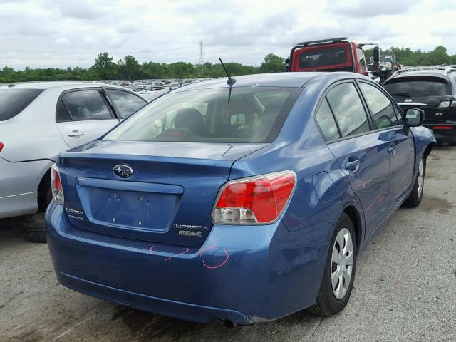 JF1GJAA65EH011997 - 2014 SUBARU IMPREZA BA BLUE photo 4