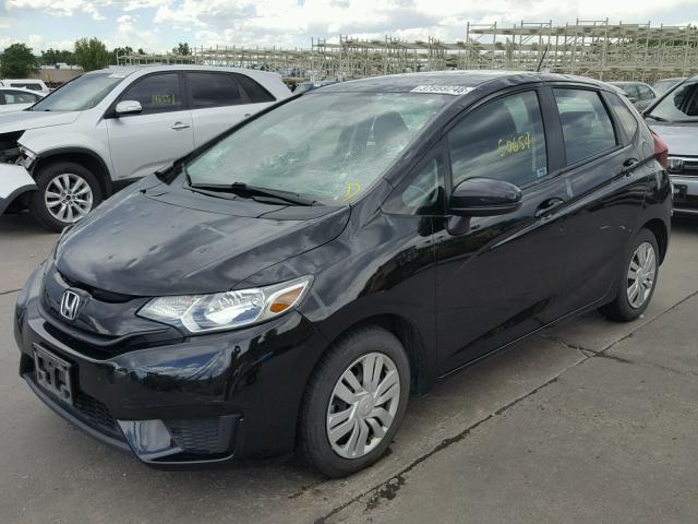 3HGGK5H56FM743419 - 2015 HONDA FIT LX BLACK photo 2