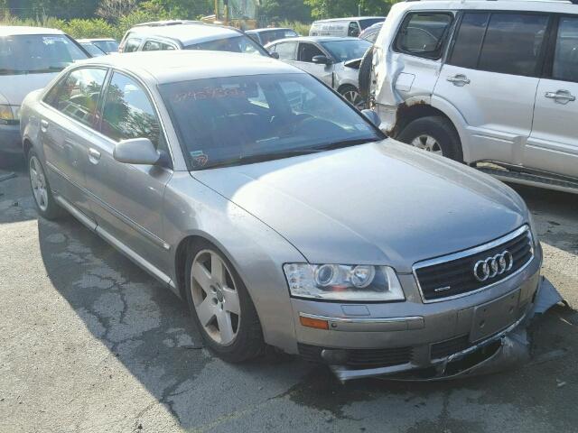 WAUML44E64N025559 - 2004 AUDI A8 L QUATT GRAY photo 1