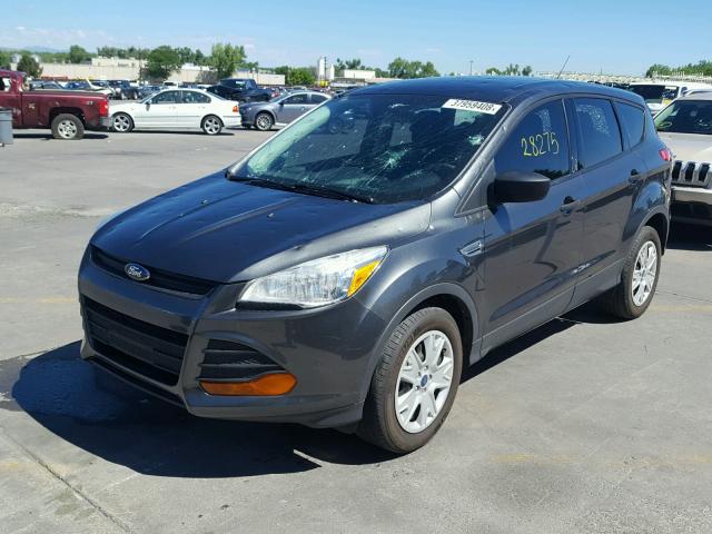 1FMCU0F7XGUB98252 - 2016 FORD ESCAPE S GRAY photo 2