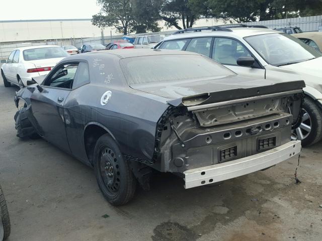 2C3CDZAT9FH843377 - 2015 DODGE CHALLENGER GRAY photo 3