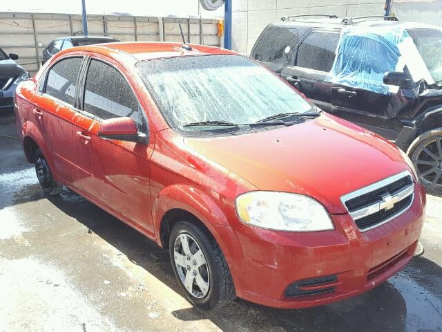 KL1TD5DE4BB206232 - 2011 CHEVROLET AVEO LS RED photo 1