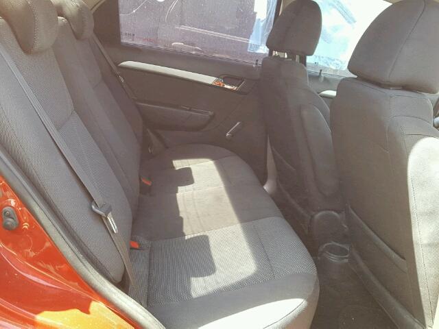 KL1TD5DE4BB206232 - 2011 CHEVROLET AVEO LS RED photo 6