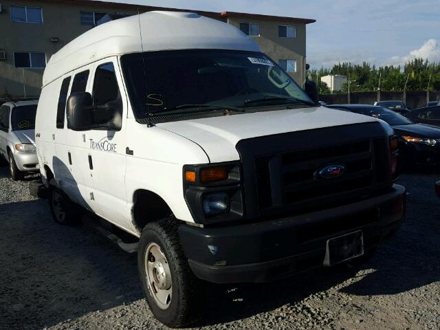 1FTNE14L38DA66693 - 2008 FORD ECONOLINE WHITE photo 1