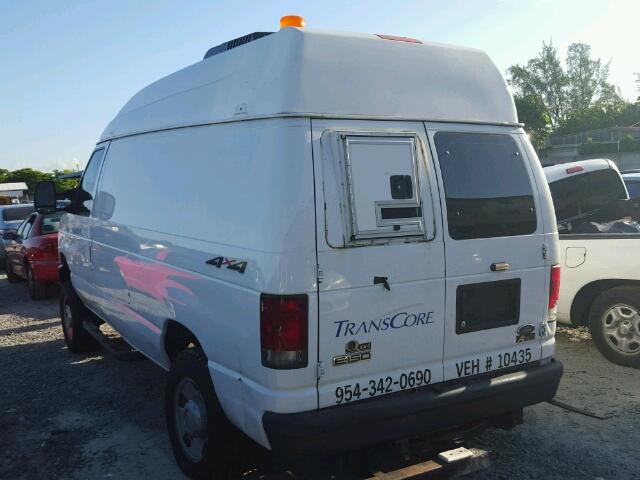 1FTNE14L38DA66693 - 2008 FORD ECONOLINE WHITE photo 3