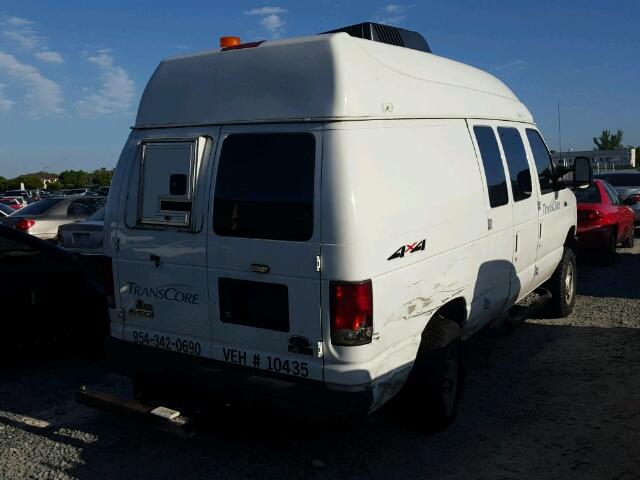 1FTNE14L38DA66693 - 2008 FORD ECONOLINE WHITE photo 4