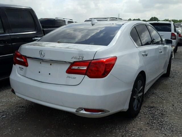 JH4KC1F59EC005632 - 2014 ACURA RLX TECH WHITE photo 4