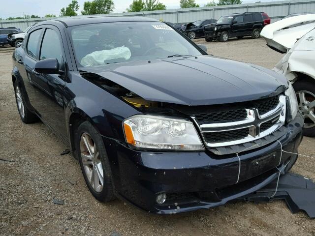 1B3BD1FG3BN514231 - 2011 DODGE AVENGER MA BLUE photo 1