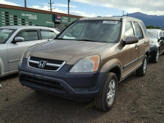 JHLRD78893C049329 - 2003 HONDA CR-V EX GOLD photo 2