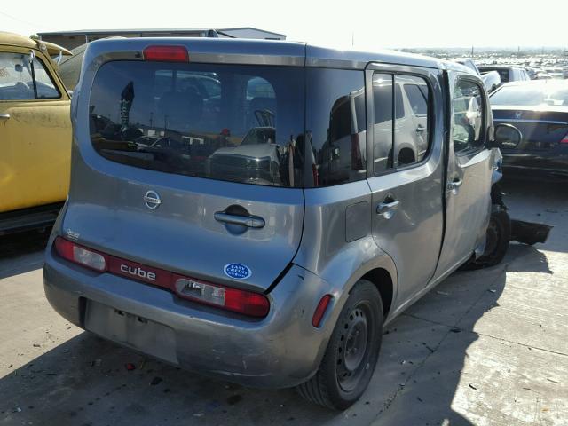 JN8AZ2KR5AT156413 - 2010 NISSAN CUBE BASE GRAY photo 4