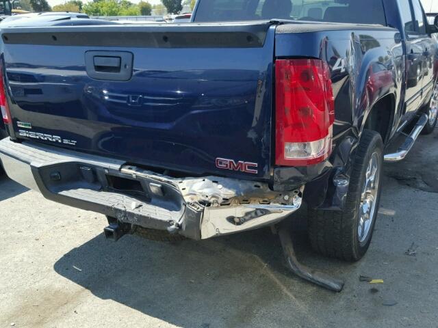 3GTP2VE31BG202675 - 2011 GMC SIERRA K15 BLUE photo 9