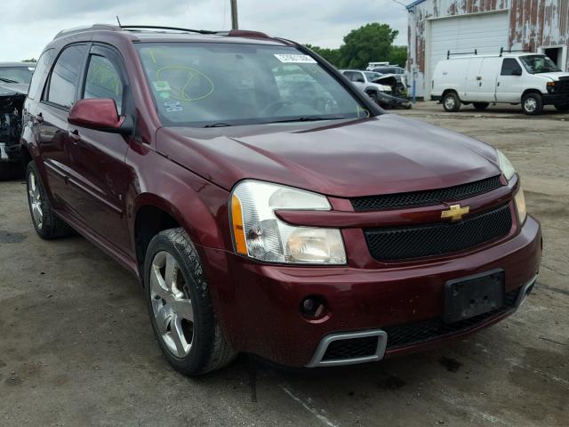 2CNDL037586051865 - 2008 CHEVROLET EQUINOX SP BURGUNDY photo 1