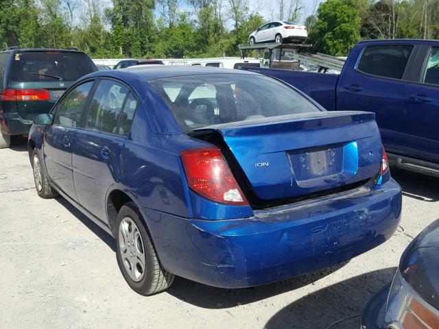 1G8AJ52FX5Z172503 - 2005 SATURN ION LEVEL BLUE photo 3