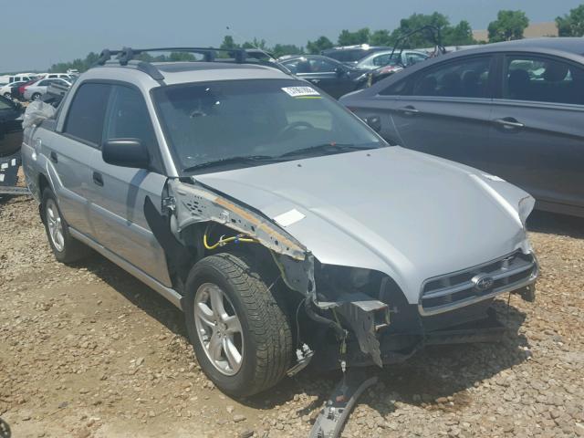 4S4BT62C067105904 - 2006 SUBARU BAJA SPORT SILVER photo 1