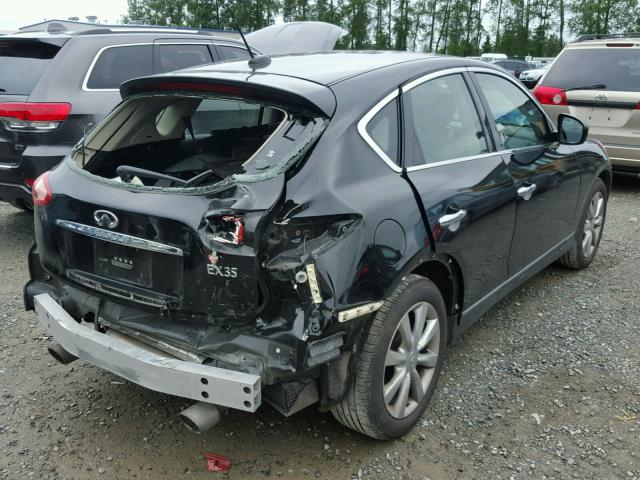 JN1AJ0HR2BM853096 - 2011 INFINITI EX35 BASE BLACK photo 4