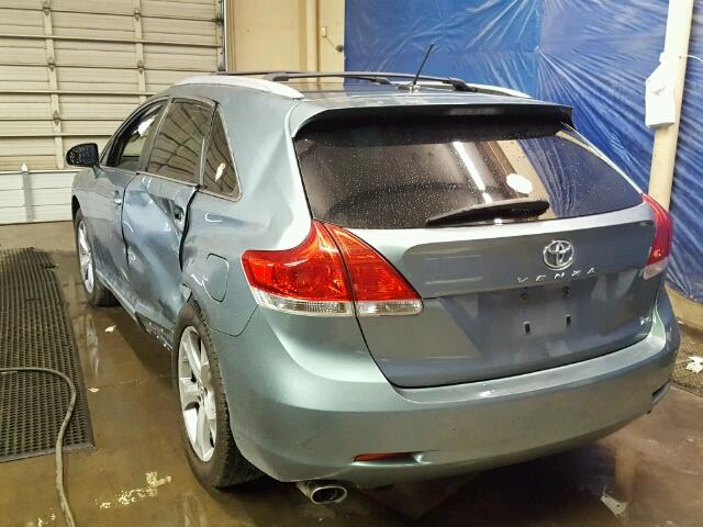 4T3BK11A39U017853 - 2009 TOYOTA VENZA BASE GREEN photo 3