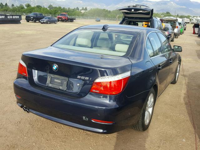 WBANV13519C153323 - 2009 BMW 528 XI BLACK photo 4