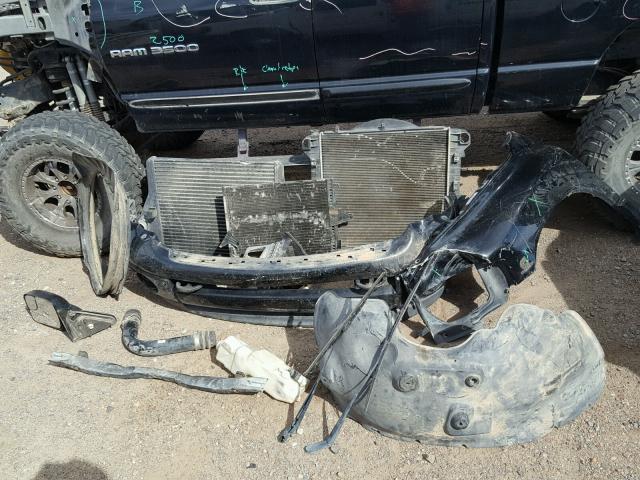 3D3KU28C14G229724 - 2004 DODGE RAM 2500 S BLACK photo 9