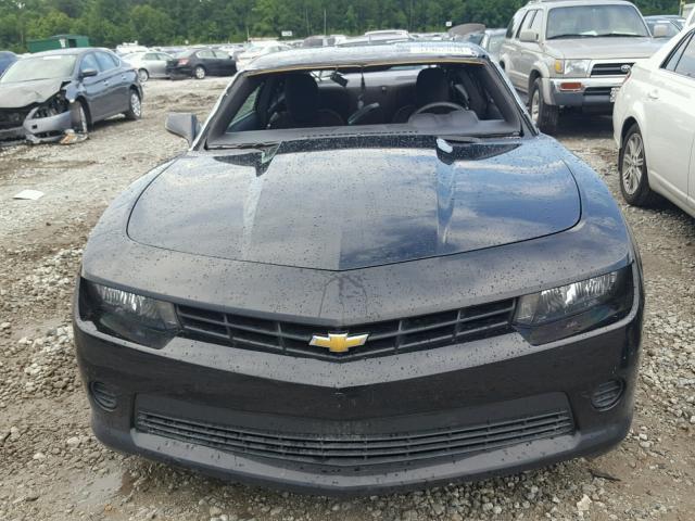 2G1FA1E35E9135903 - 2014 CHEVROLET CAMARO LS BLACK photo 9