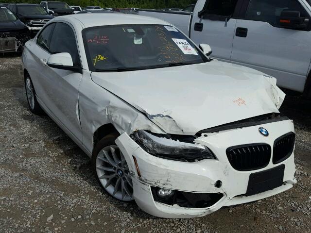 WBA1F9C50GV545723 - 2016 BMW 228 I WHITE photo 1