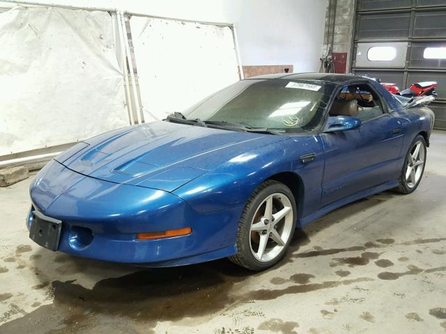 2G2FV22P5V2202411 - 1997 PONTIAC FIREBIRD F BLUE photo 2