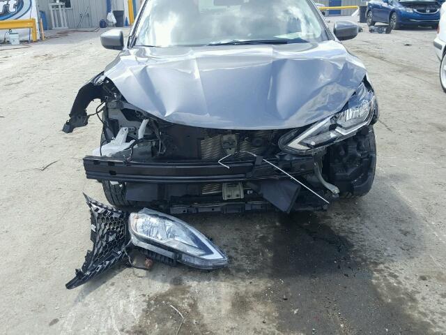 3N1AB7AP1HY240780 - 2017 NISSAN SENTRA S BLACK photo 9