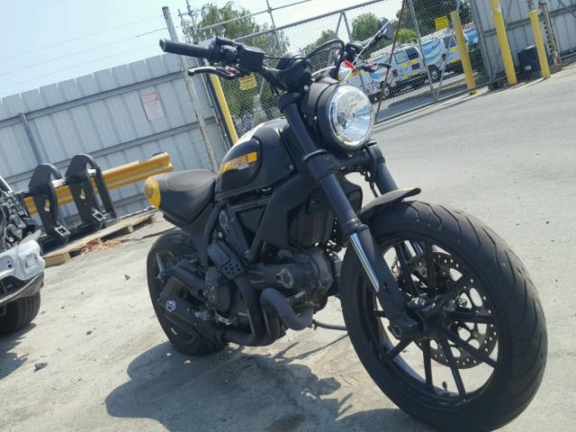 ML015ANM9GT005777 - 2016 DUCATI SCRAMBLER BLACK photo 1